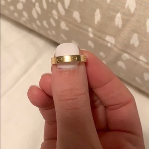 Cartier Love Wedding Band Yellow Gold - Authentic